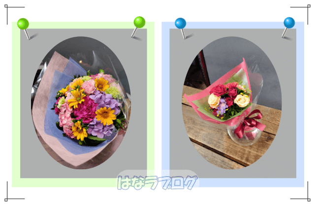 【はなな】が作った誕生日用の花束画像2